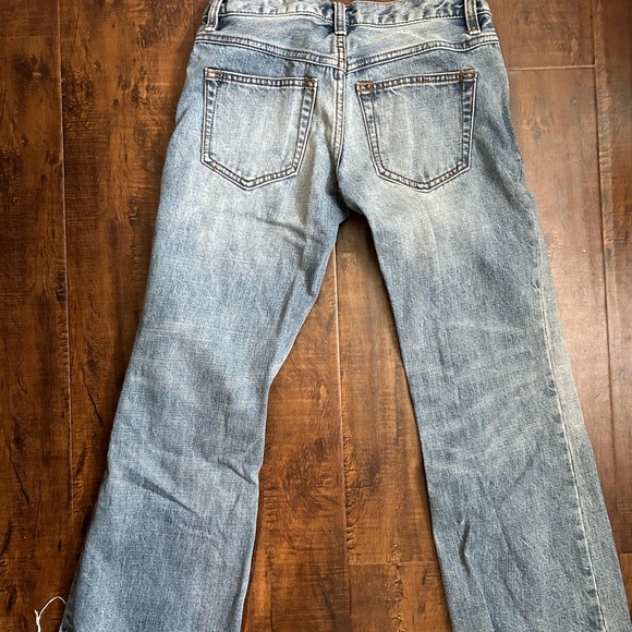 Free people boot wide leg jeans NWOT size 24 - Picture 3 of 5